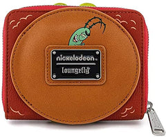 LOUNGEFLY x Nickelodeon Spongebob Plankton Krabby Patty Zip Wallet