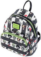 Loungefly Beetlejuice Chibi All Over Print Double Strap Shoulder Bag