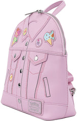 LOUNGEFLY Pokemon Ice Cream Denim Jacket Convertible Womens Double Strap Shoulder Bag Purse