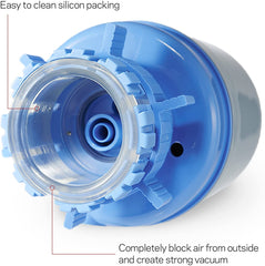 DOLPHIN WATER PUMP - BPA - Free Manual Drinking Water Pump - Fits Most 5-6 Gallon Water Coolers