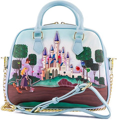 LOUNGEFLY Disney Princess Castle Sleeping Beauty Crossbody