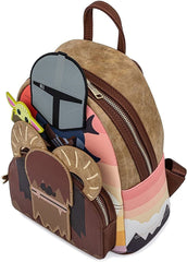 Loungefly Star Wars Mandalorian Ride Mini Backpack