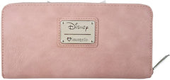 LOUNGEFLY x Disney Minnie Mouse Ears Bow Zip Around Wallet, Pink, One Size