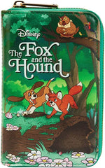 LOUNGEFLY Disney Fox and the Hound Classic Books Wallet