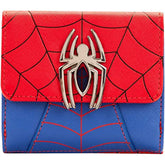 LOUNGEFLY Marvel Spider Man Color Block Wallet