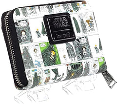 LOUNGEFLY Star Wars Vader I Am Your Father’s Day Zip Around Wallet Star Wars One Size
