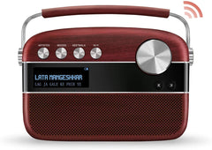 SAREGAMA Carvaan SC01 Portable Digital Music Player - Hindi (with App WiFi, Cherrywood)