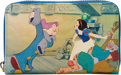 LOUNGEFLY Disney Snow White Scenes Ziparound Wallet