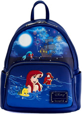 LOUNGEFLY Disney The Little Mermaid Ariel Women's Double Strap Shoulder Bag Purse