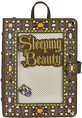 LOUNGEFLY Disney Sleeping Beauty Collector Pin Women's Double Strap Shoulder Bag Purse