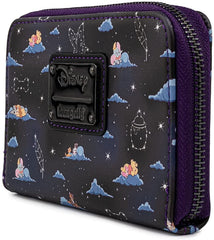 Loungefly Disney Character Animals Cloud Dreams Faux Zip Around Wallet