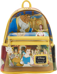 LOUNGEFLY Disney Beauty And The Beast Scene Mini Backpack