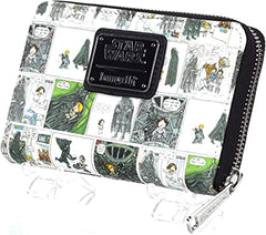 LOUNGEFLY Star Wars Vader I Am Your Father’s Day Zip Around Wallet Star Wars One Size