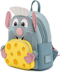 LOUNGEFLY Disney Pixar Ratatouille Chef Cosplay Womens Double Strap Shoulder Bag Purse