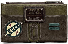Loungefly Licensed Disney Star Wars Boba Fett Cosplay Flap Wallet