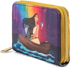 LOUNGEFLY Disney Pocahontas Zip Around Wallet
