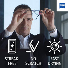 Zeiss Pre-Moistened Lens Cleaning Wipes, 6 x 5-Inches (400-Count)