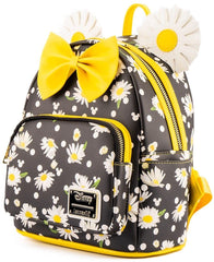LOUNGEFLY Disney Minnie Mouse Daisies Womens Double Strap Shoulder Bag Purse