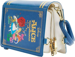 LOUNGEFLY Alice in Wonderland Book Convertible Crossbody Bag