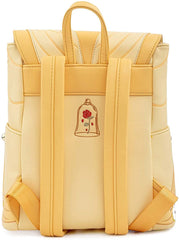 LOUNGEFLY Disney Beauty and the Beast Belle Cosplay Womens Double Strap Shoulder Bag Purse