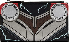 LOUNGEFLY Marvel Thor Love & Thunder Flap Wallet