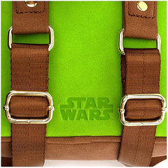 LOUNGEFLY Star Wars Pop Yoda Cosplay Womens Double Strap Shoulder Bag Purse