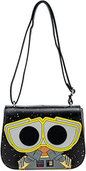 LOUNGEFLY X Disney Pixar Wall-E Eve Boot POP! Earth Day Crossbody - Cute Festival Crossbody Bags