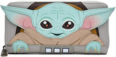 LOUNGEFLY Star Wars Baby Yoda The Mandalorian Wallet