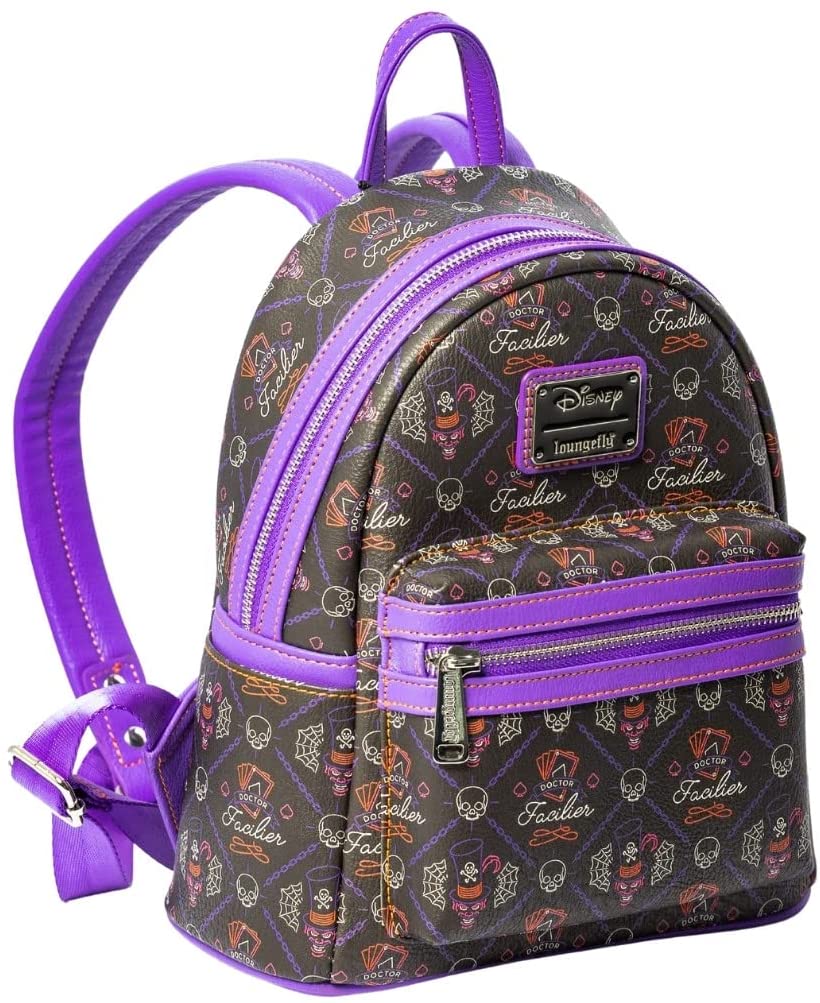 LOUNGEFLY Disney Villains Dr Facilier AOP Mini Backpack