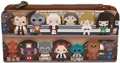LOUNGEFLY Star Wars Cantina Scene Bifold Wallet
