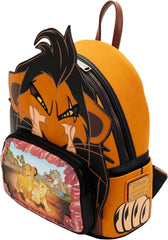 LOUNGEFLY Disney Villains Scene Lion King Scar Womens Double Strap Shoulder Bag Purse