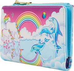LOUNGEFLY Lisa Frank Unicorn Reflection Wallet