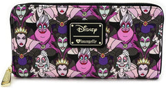 LOUNGEFLY Disney Villains All Over Print Wallet
