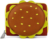 LOUNGEFLY x Nickelodeon Spongebob Plankton Krabby Patty Zip Wallet