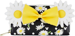 LOUNGEFLY Disney Minnie Mouse Daisies Zip-Around Wallet Minnie Mouse One Size