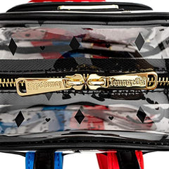 Loungefly Birds of Prey Harley Quinn Clear Mini Backpack