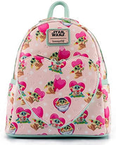 LOUNGEFLY Mandalorian Grogu Valentines Mini Backpack