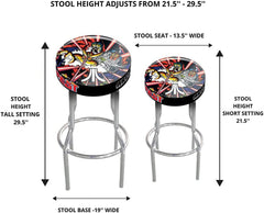 ARCADE1UP Legacy Stool Adjustable Height 21.5 inches to 29.5 inches