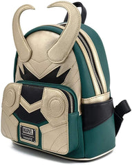 LOUNGEFLY Marvel Loki Classic Cosplay Womens Double Strap Shoulder Bag Purse