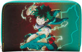 LOUNGEFLY My Hero Academia Deku Zip Around Wallet