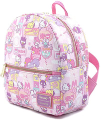 LOUNGEFLY Sanrio Hello Kitty Kawaii Convertible Double Strap Shoulder Bag Handbag Purse