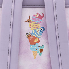 Loungefly Pokemon Ice Cream Acid Wash Denim Double Strap Shoulder Bag