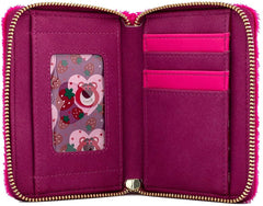 Loungefly Pixar Toy Story Lotso Plush , Pink Zip Around Wallet