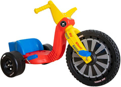 The Original Big Wheel 16 Inch Tricycle - Big Wheel for Kids 3-8 Boys Girls Outdoor Kids Toys Drift Trike with Spin Out Hand Brake - Rally Racer