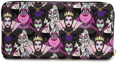 LOUNGEFLY Disney Villains All Over Print Wallet