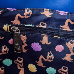 LOUNGEFLY The Little Mermaid Ursula Plotting Glow Crossbody Bag