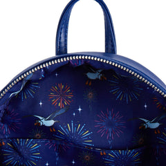 Loungefly The Little Mermaid Ariel Fireworks Dark Blue Mini Backpack