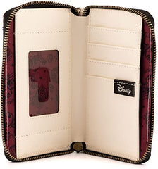 LOUNGEFLY POP Disney Villains Tattoo All Over Print Faux Leather Wallet