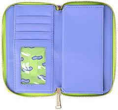 LOUNGEFLY Nickelodeon Rugrats Reptar Bar All Over Print Zip Around Wallet