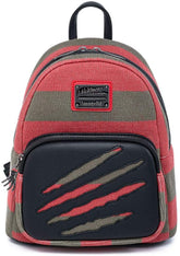 LOUNGEFLY Nightmare On Elm Street Freddy Sweater Mini Backpack